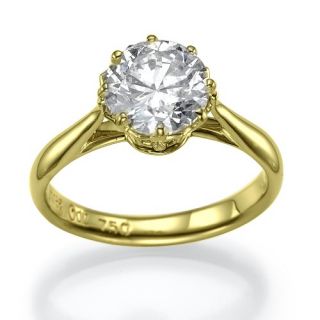 00 Carat D/SI 585 14kt Gold Solitar Brillantring Diamant Ring Wert