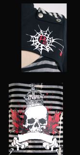 Visual Punk Rave Gothic Kera Skull Lolita Dolly cosplay rock coat