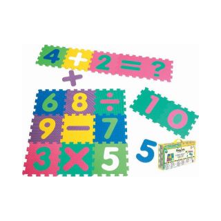 Playshoes Puzzlematte 123 Moosgummi Puzzleteppich 16 Teile