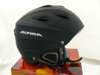 ALPINA Skihelm Grap Snowboardhelm, black matt, Gr. 54 57 cm
