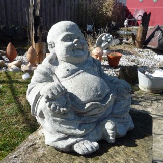 Buddha Steinfigur Gartenfigur Gartendeko 55 kg Garten