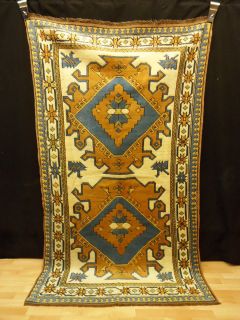 50 Jahre Antiker Tuerkischer KARS Kazak TEPPICH Milas Old Rug Carpet