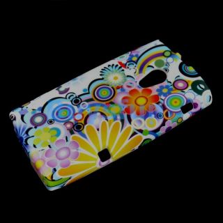 Flower Silicone Cover Case For Sony Ericsson Xperia X10