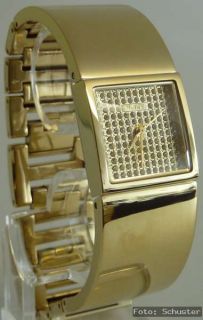 DKNY Damenuhr Uhr m Strass NEU UVP* 139,00 € gold NY8040