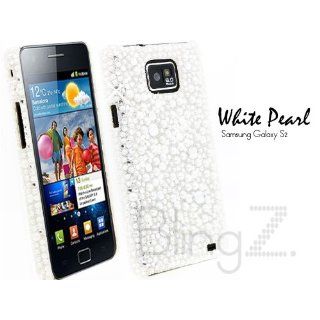 TheBlingZ Pearly White Kristall Diamant Bling Bling Case Cover Hülle
