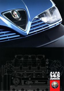 Alfa Romeo 145 Junior Prospekt Brochure 06 1998