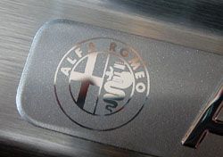 Alfa Romeo 147 Logo Einstiegsleisten 5 Türer 4 tlg. NEU