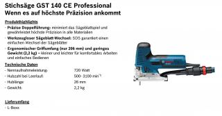 Bosch Stichsäge GST 140 CE inkl. L Boxx