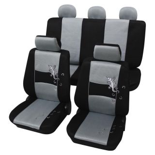 Gecko Grau Autositzbezüge Schonbezüge für Skoda Superb, Superb