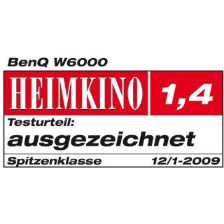 BenQ W 6000 DLP Projektor (Kontrast 50000:1, 2500 ANSI Lumen, Full HD