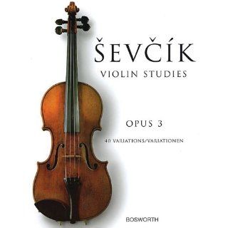 40 Variationen Op 3. Violine Sevcik Otakar Englische