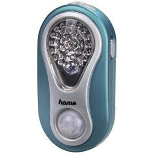 Hama LED Leuchte mit Bewegungsmelder Daemmerungssensor tuerkis