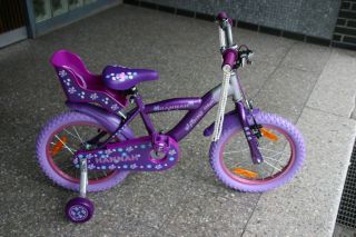 16 Zoll Kinderfahrrad Rücktritt Kinderrad Stützrad Fahrrad Lila
