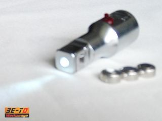 Steckschlüssel Verlängerung mit LED Beleuchtung für Knarre