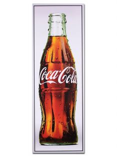 Poster mit Holz Rahmen Coca Cola 57 x 162 cm gerahmt   NEU