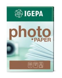 100 Blatt IGEPA Fotopapier matt A3   170 g/m² Photo Paper