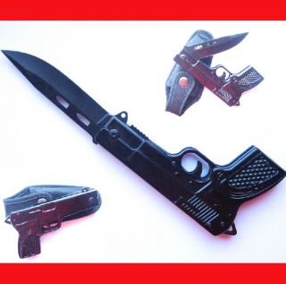 Taschenmesser Halbautomatik Messer Pistolen Form Pistole