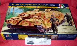 WWII deutscher german Sd.Kfz. 162 Jagdpanzer IV Ausf. F 1:35 Italeri