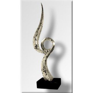 Skulptur Abstrakt XXL 103 cm Skulpturen zur Dekoration Edle Designer