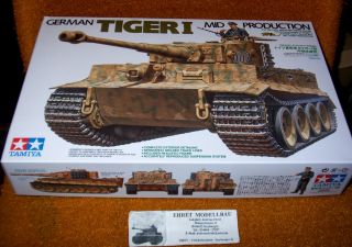 WWII german Sd.Kfz. 181 Tiger I mid Produktion 1:35 Tamiya Neu
