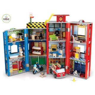 KidKraft 63239   Helden des Altags   Spielset aus Holz von Kidkraft