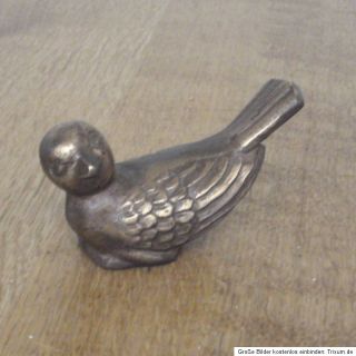 Spatz Bronzevogel Vogel Echt massiv Bronze Deko Neu Bronzespatz