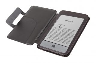 Hülle für  Kindle eReader TOUCH +3G, Buch Stil, schwarz + USB