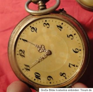 konv. alte Taschenuhren Taschenuhr Uhr Remontoir Ancre