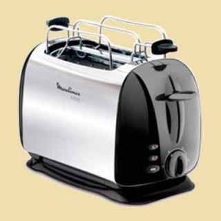 Moulinex Toaster LT 177 E Subito   Edelstahl glänzend/schwarz