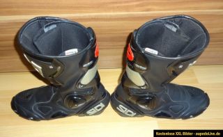 SIDI Racing Motorradstiefel schwarz 42  Motorcycle boots 8  Sport
