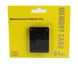 Neu 64MB Memory Card For Playstation 2 PS2 Slim