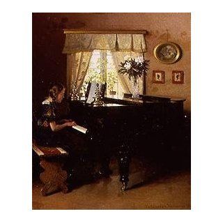 Keilrahmenbild (40 x 50, Kornerup) von Die Klavierstunde 