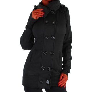 Damen Winter Jacke Hooded Mantel Kapuzen Pullover Sweats 4 Colors 36 S