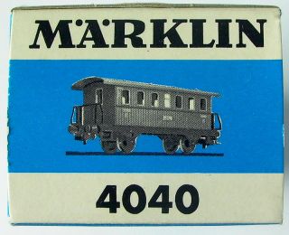 Märklin Personenwagen Nr. 4040   mit Schachtel ( 3 )