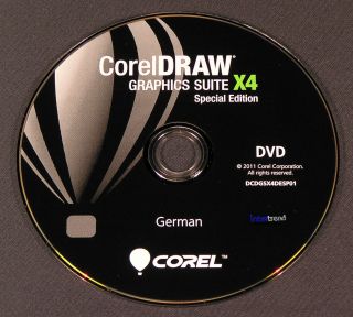 Corel Draw X4 Vollversion Box + VBA für Schneideplotter