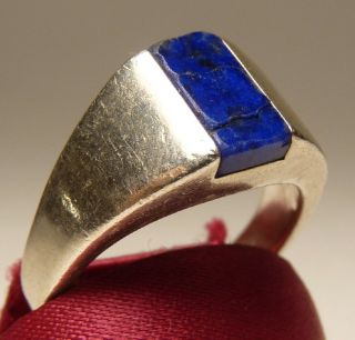 Silberring 925  mit blauen Steinen,9g (189/6295)
