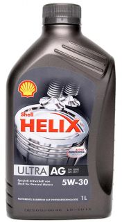 Shell Helix Ultra AG 5W 30 Motoröl für Opel 6x1 Liter