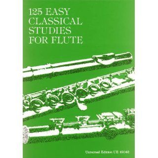 125 Easy Classical Studies. Flöte Vester Frans Bücher