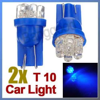 2x w5w T10 194 168 Veilleuses Ampoule Lampe 7 led Bleu Pour Voiture
