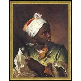 Bild mit Rahmen Hyacinthe Rigaud, Young Negro with a Bow, c.1697