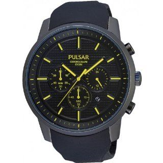 Pulsar Uhren Herren Armbanduhr XL Modern Chronograph Quarz Kautschuk
