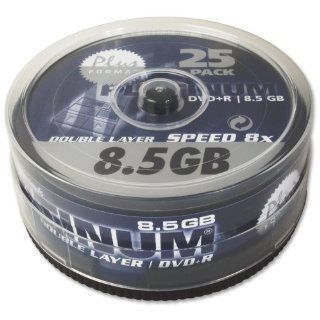 Platinum 8,5 GB DVD+R Double Layer DVD Rohlinge in: 