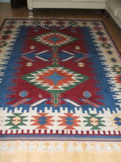 türkischer handgeknüpfter Teppich, Größe 273 x 202 cm