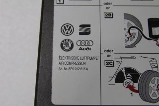 Org VW Audi Skoda Seat Pannenset Kompressor 8P0012615A air compressor