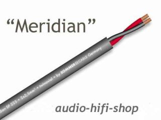 2x6,0qmm Lautsprecherkabel SOMMER Meridian SP260 TEST AUDIO