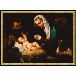 Bild mit Rahmen Jacopo Robusti Tintoretto, Die heilige Familie, 71