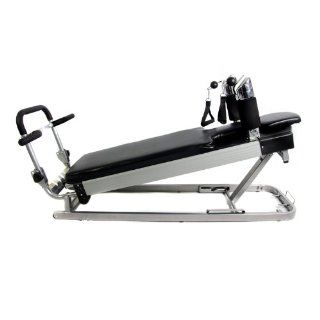 FA Sports Fitnessbank Pilates ProPower, schwarz/silber, 146x64x65 cm