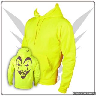 FancyBeast Techno& Clubwear Hoodie Sweat Jacke Kapuze Neon Clown M XXL