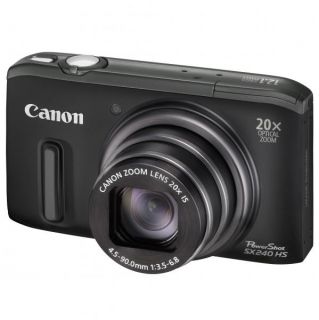 Canon PowerShot SX 240 HS schwarz Digitalkamera 20x optischer Zoom NEU