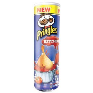 Pringles Ketchup, 3er Pack (3 x 165 g Dose) Lebensmittel